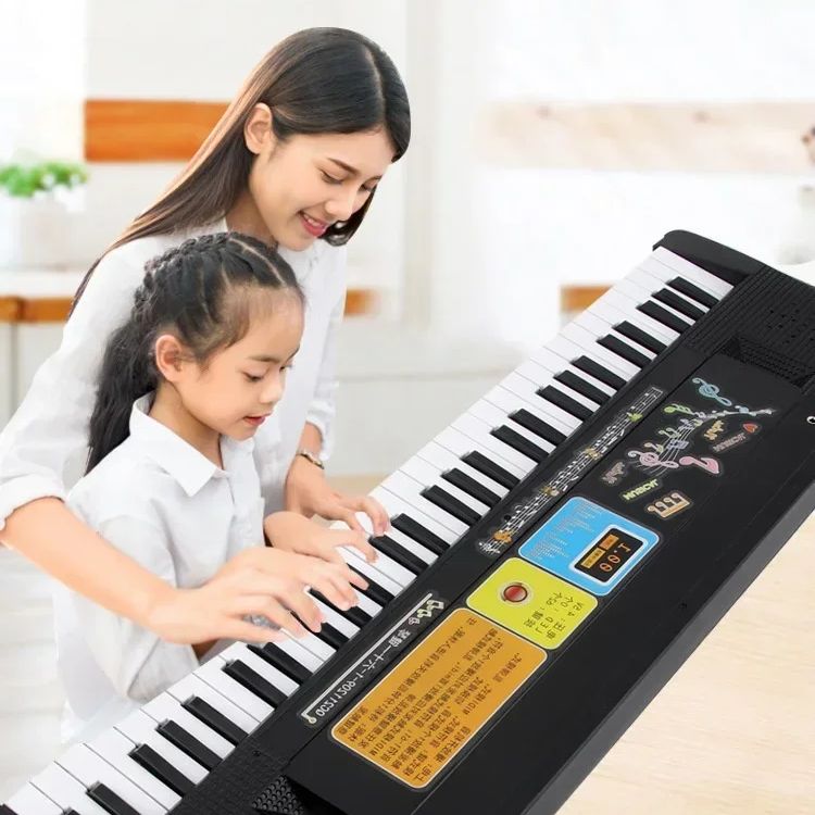 Musical Instrument Drawing - Children's Electronic Keyboard Piano 37/61 Keys