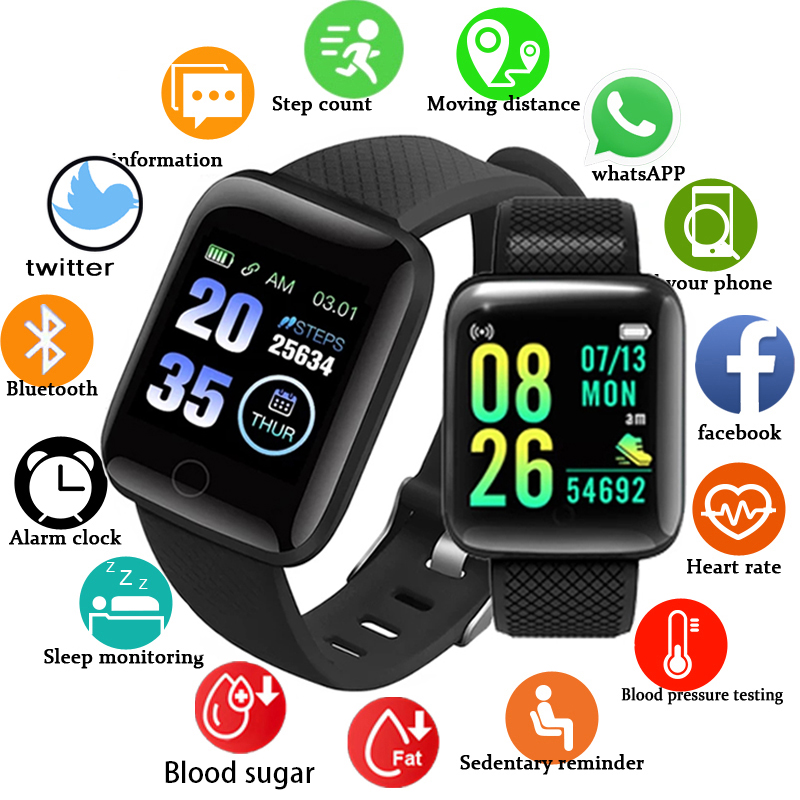 Musical Instrument Jewelry - 116plus Smart Watch Men Women Bluetooth
