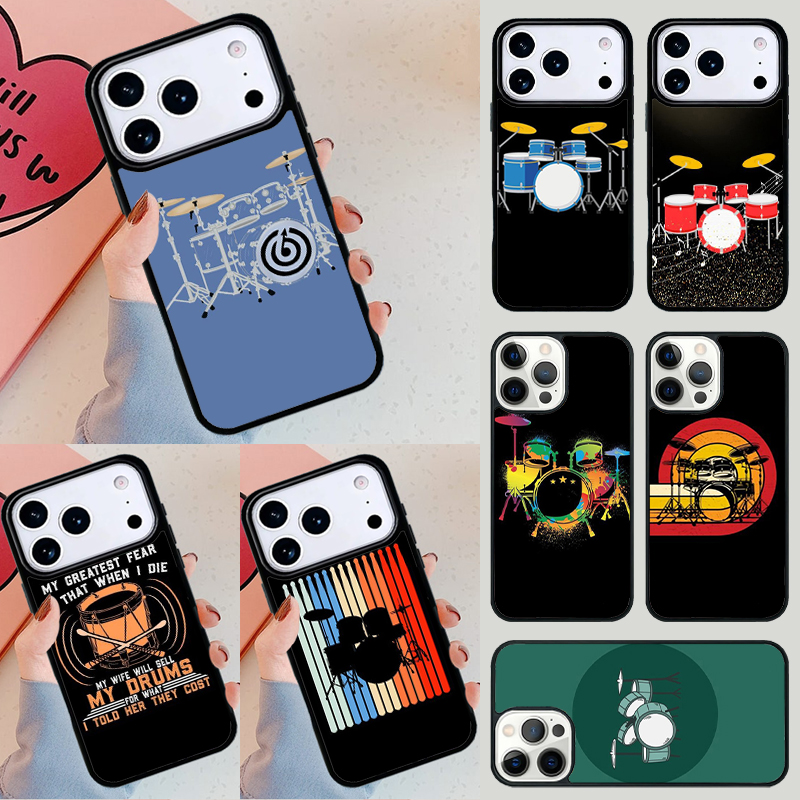 Musical Instrument Quotes - Musical Instrument Drum Phone Case For