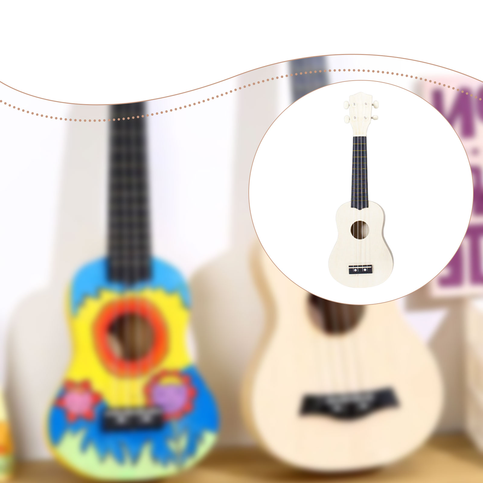 Musical Instrument Diy For Kids - 21 inch DIY Ukulele Guitar Kit