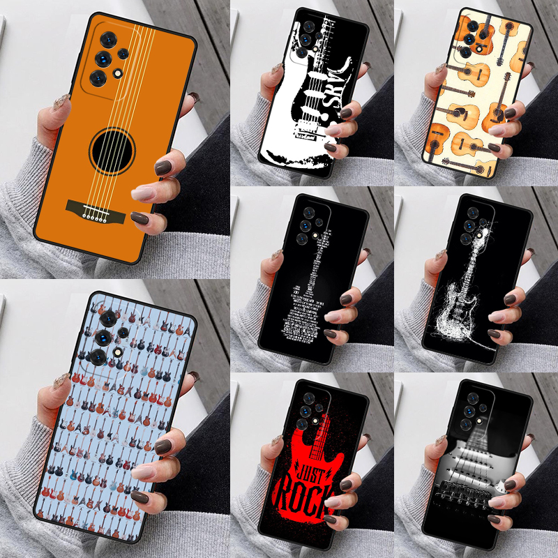 Musical Instrument Quotes - Rock Music Instrument Guitar Phone Case