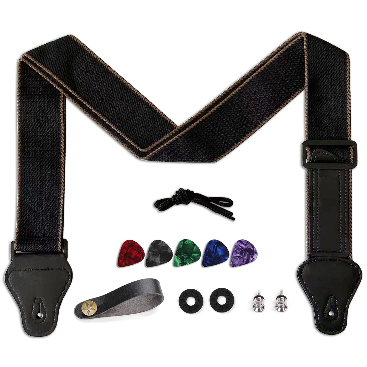 Musical Instrument Organ - 11Pcs Guitar Strap for Acoustic /