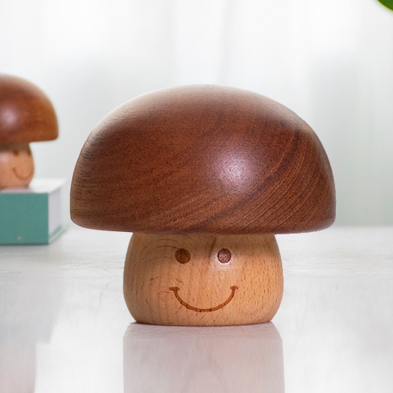 Musical Instrument Handpan - Mushroom Music Box Mini Cute Wooden