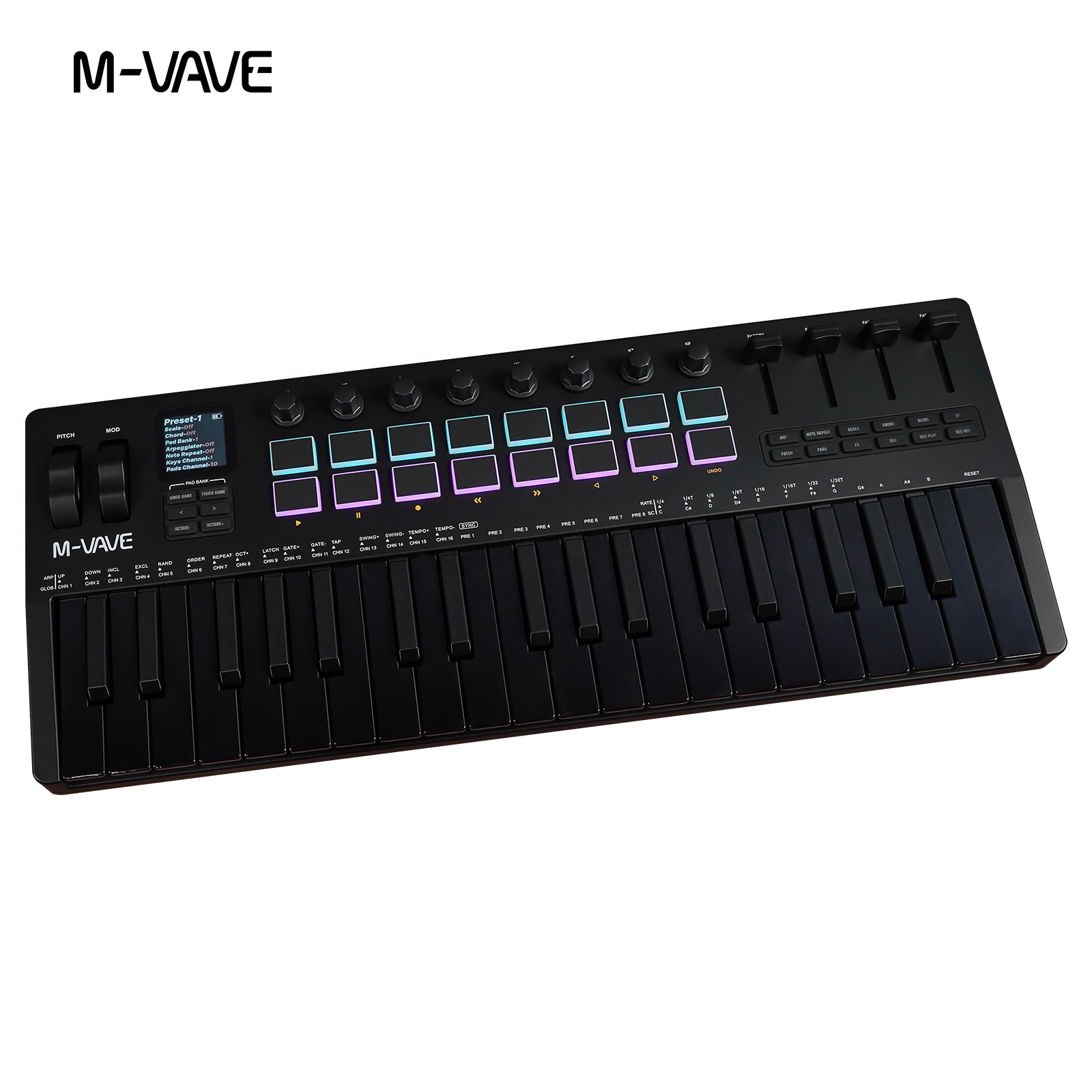 Musical Instrument Keyboard - M-VAVE SMK-37 PRO 37-Key USB MIDI