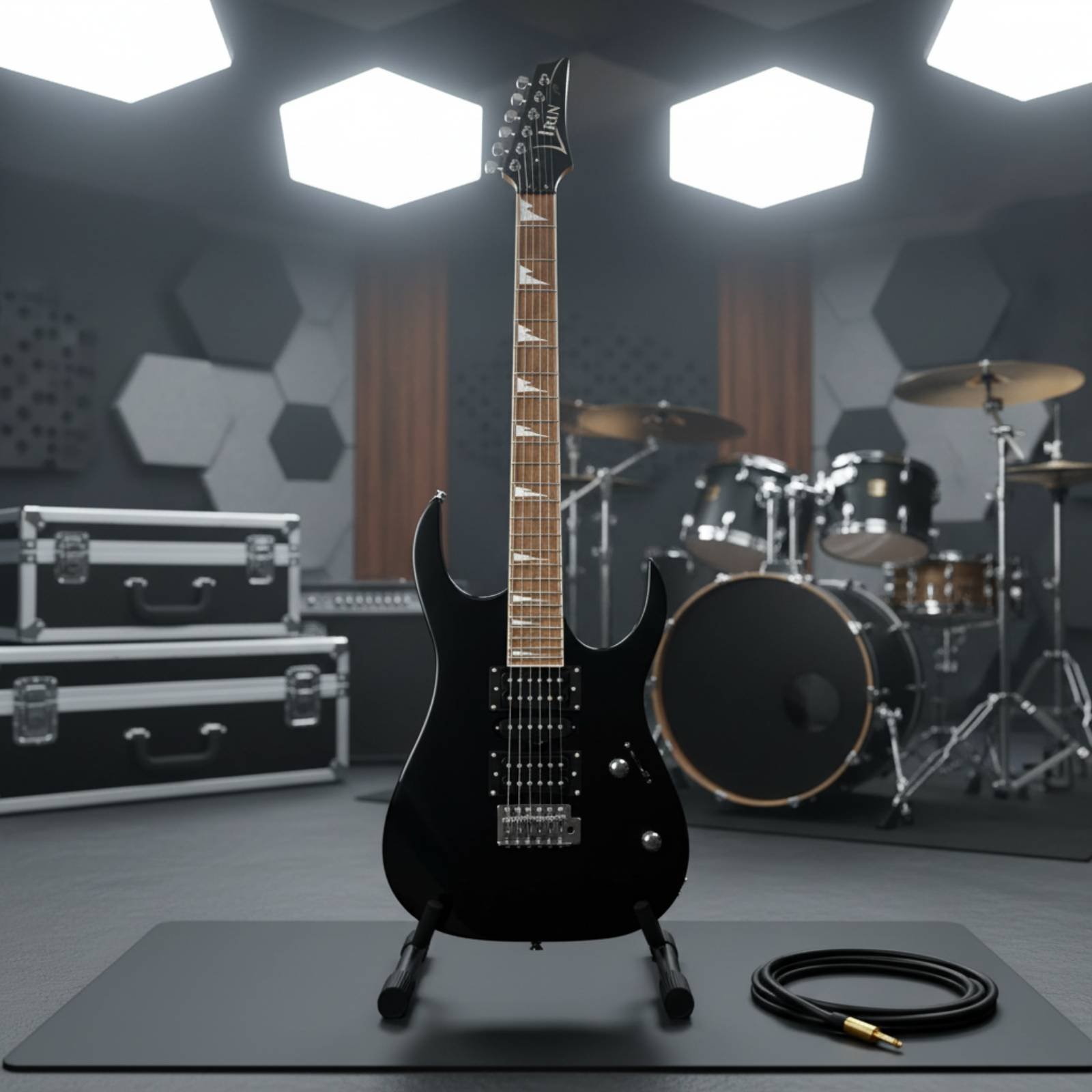 Musical Instrument For Beginners - HSS Pickup Guitar with Accessories 39