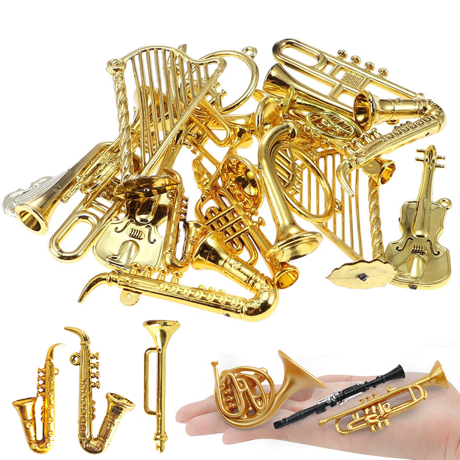 Musical Instrument Manufacturers - 20pcs 2-7cm Mini Golden Musical Instrument