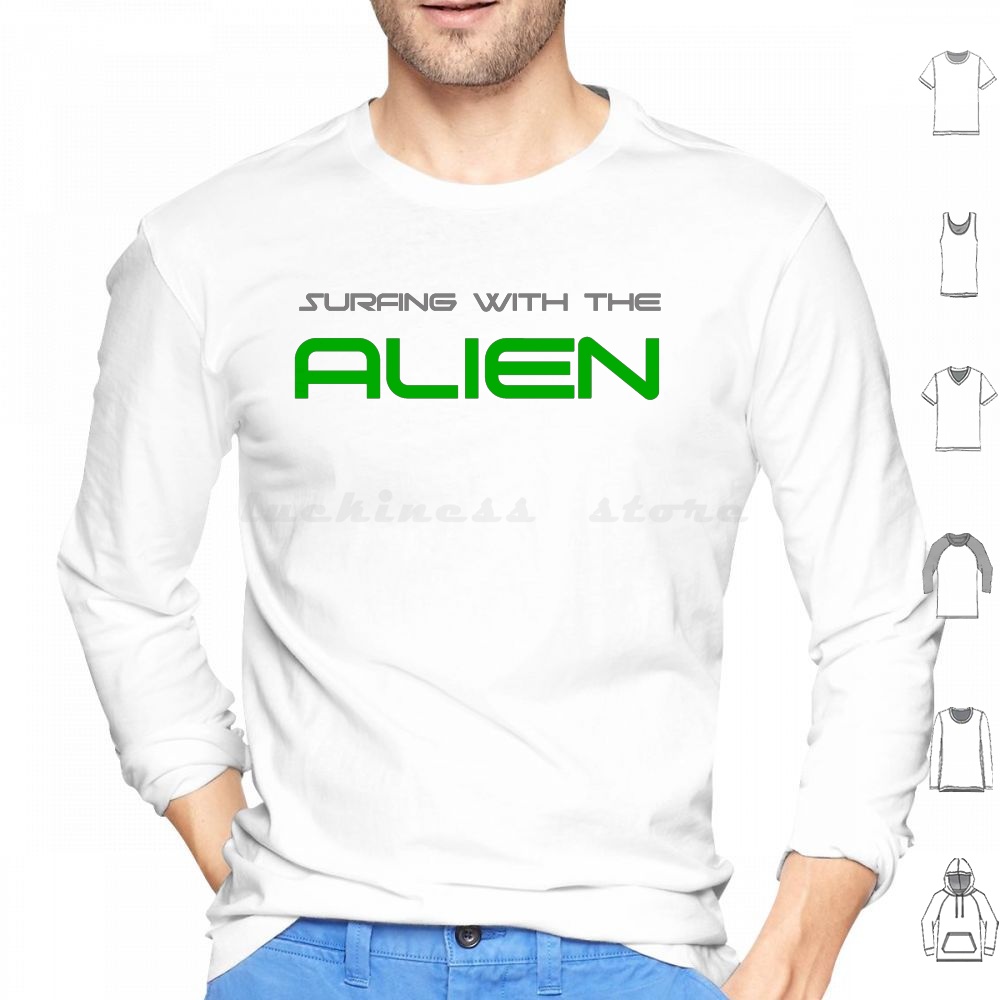 Musical Instrument Quotes - Surfing With The Design Hoodies Long