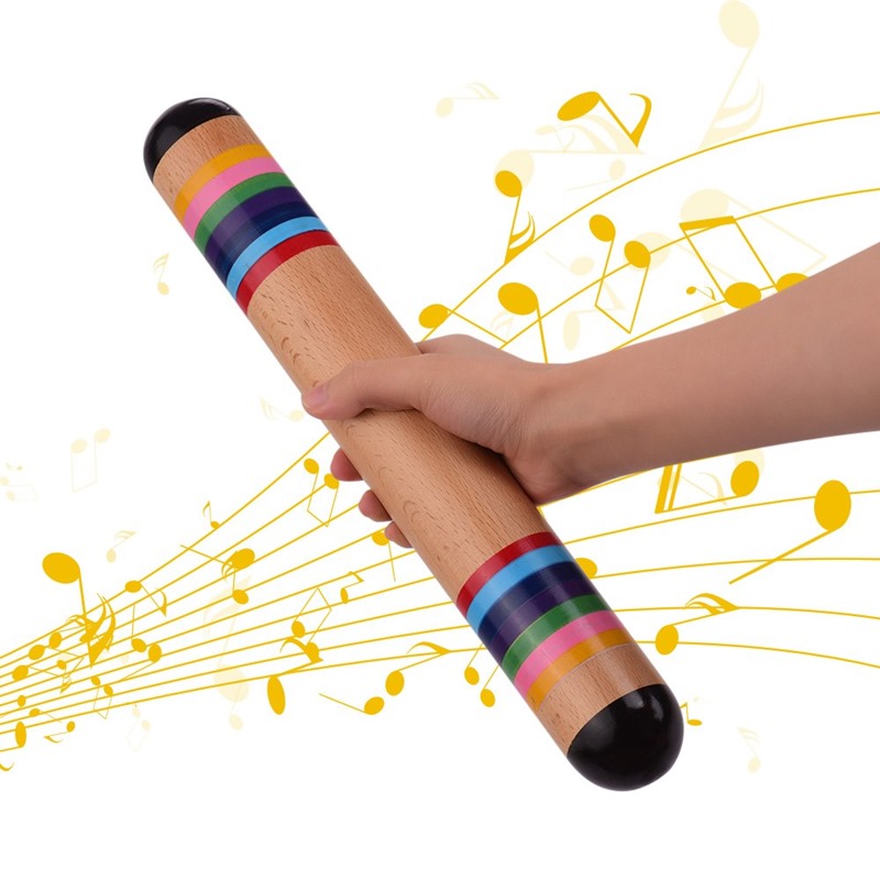Musical Instrument For Babies - New Wooden Rainstick Rainmaker Rain Shaker