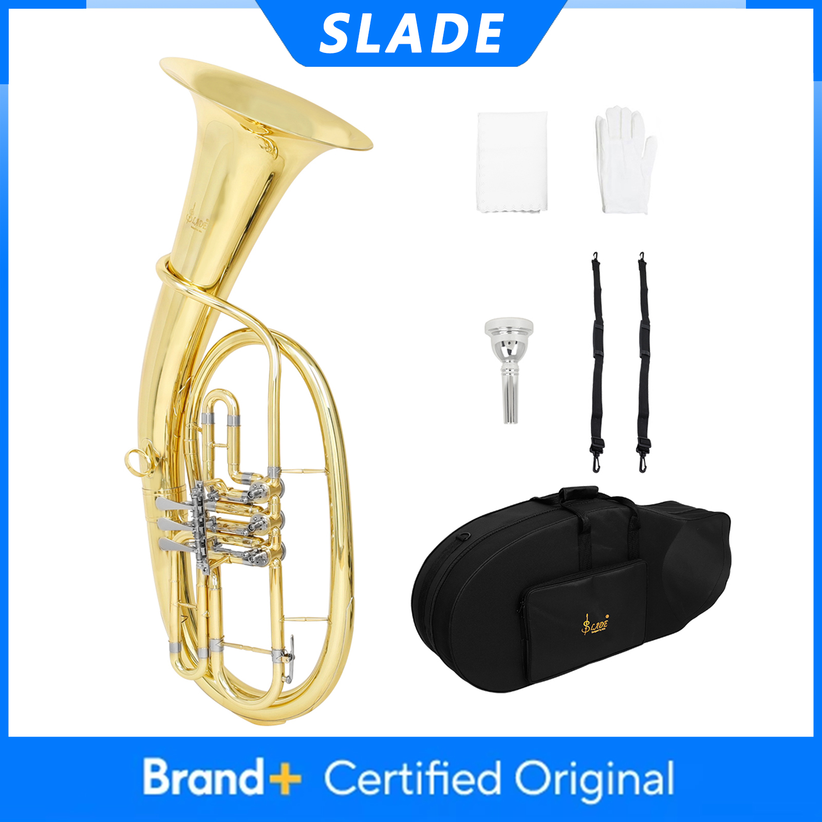 Musical Instrument Euphonium - SLADE LDT900 3 Key Euphonium Horn