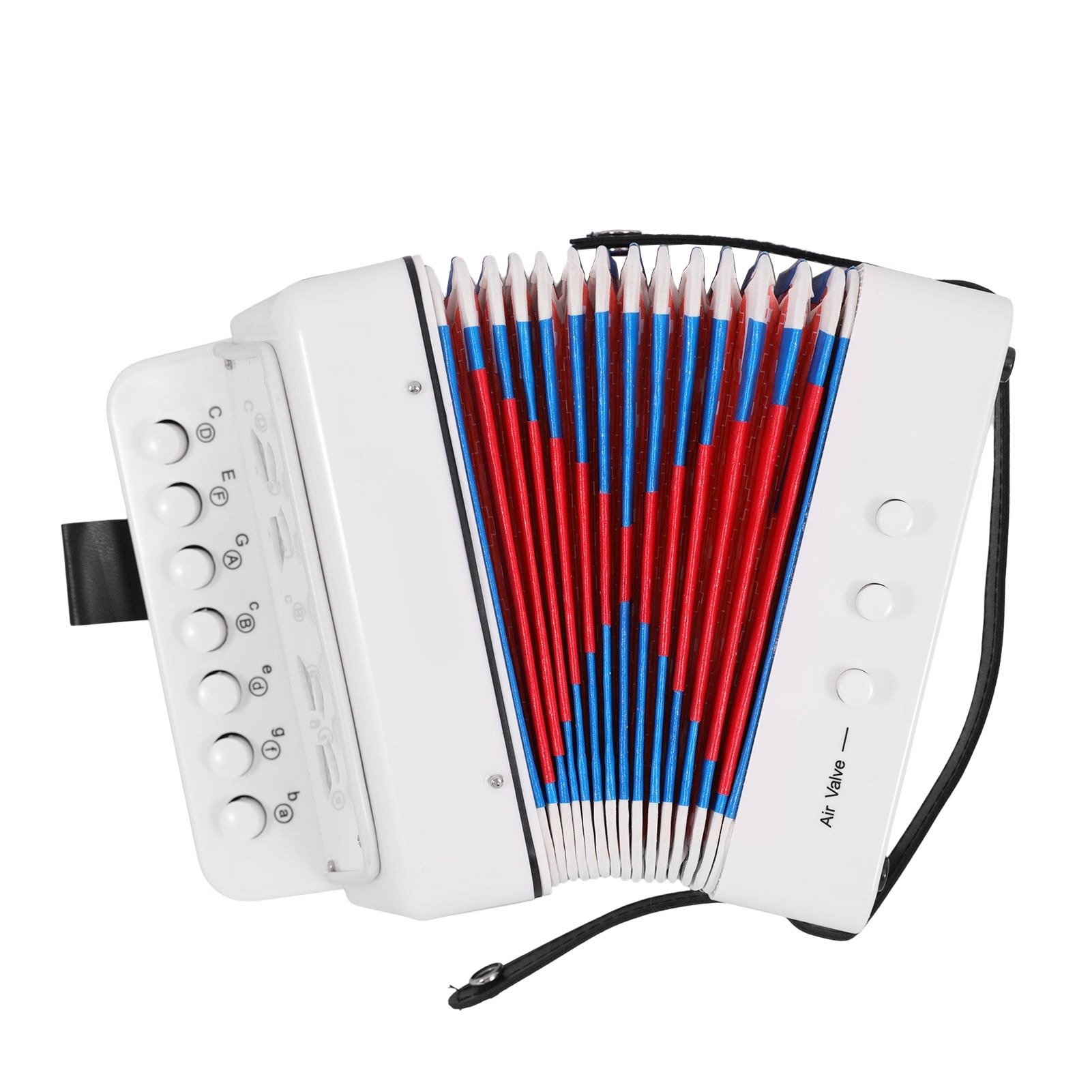 Musical Instrument Drawing - Mini 10 Keys Accordion Toy for