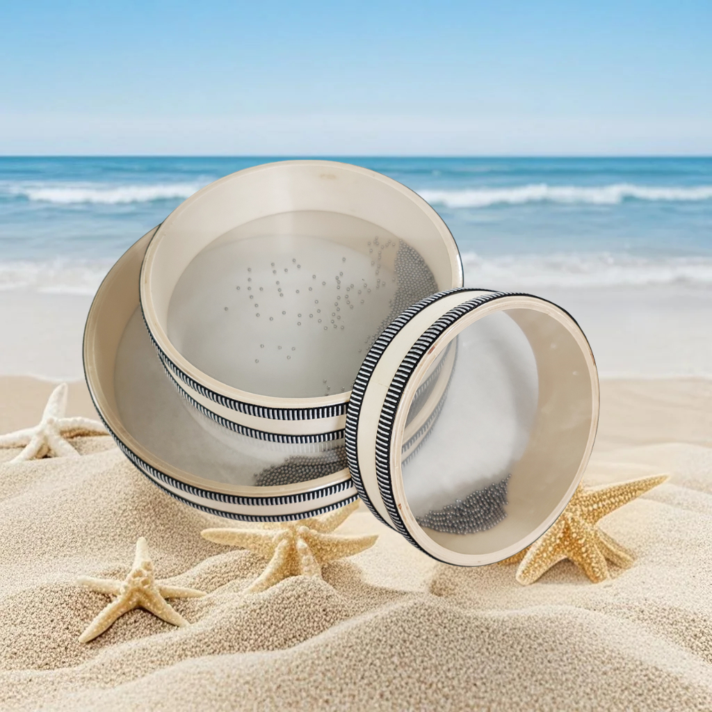 Musical Instrument Drawing - 3Pack Ocean Wave Bead Hand Drum,Sea