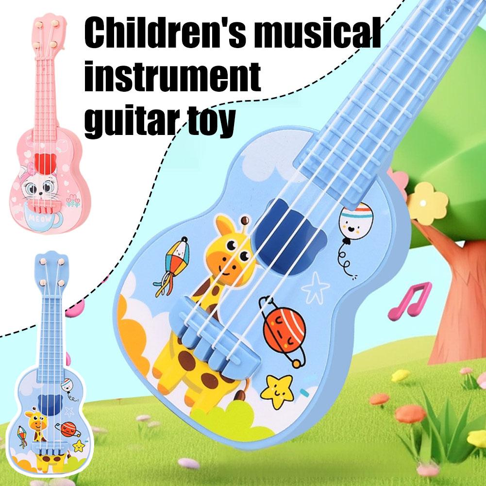 Musical Instrument Drawing - Kids Guitar Musical Instrument Ukulele Musical