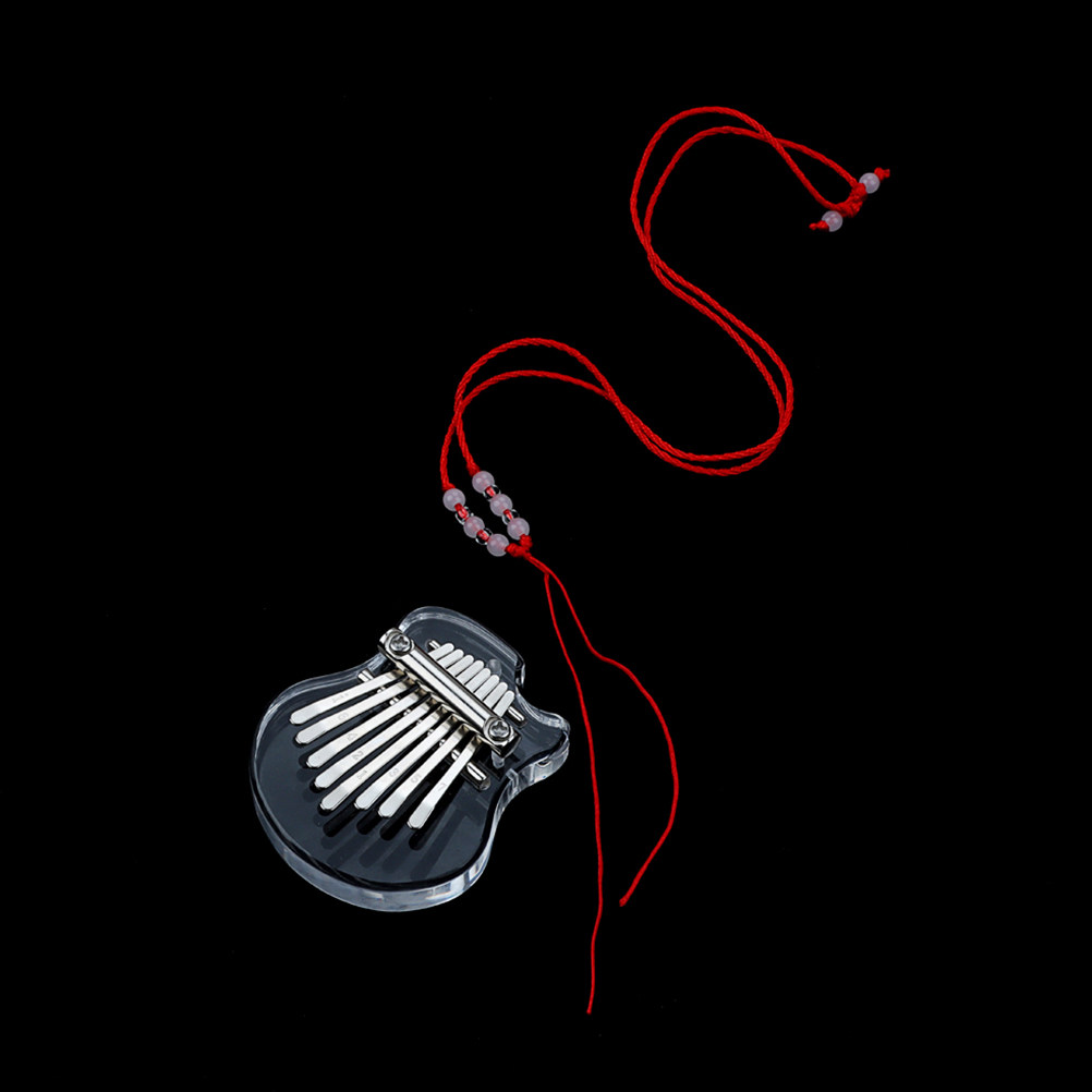 Musical Instrument For Beginners - 8 Keys Acrylic Kalimba Beginner Thumb