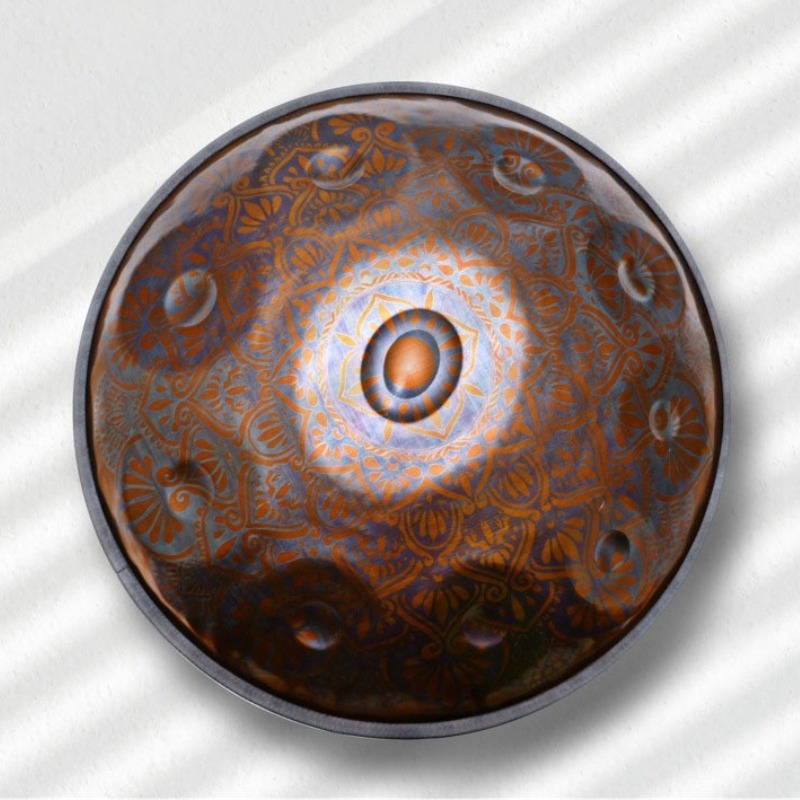 Musical Instrument For Beginners - 9 Tone Meditation HandPan 10 Tones