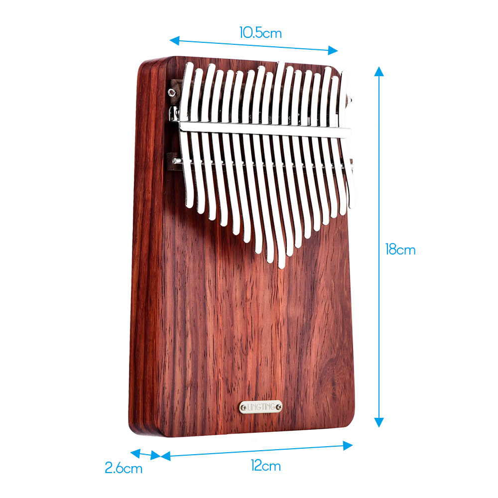 LINGTING 17 keys Kalimba Porta – Musical Instrument Keyboard recenzja i cena