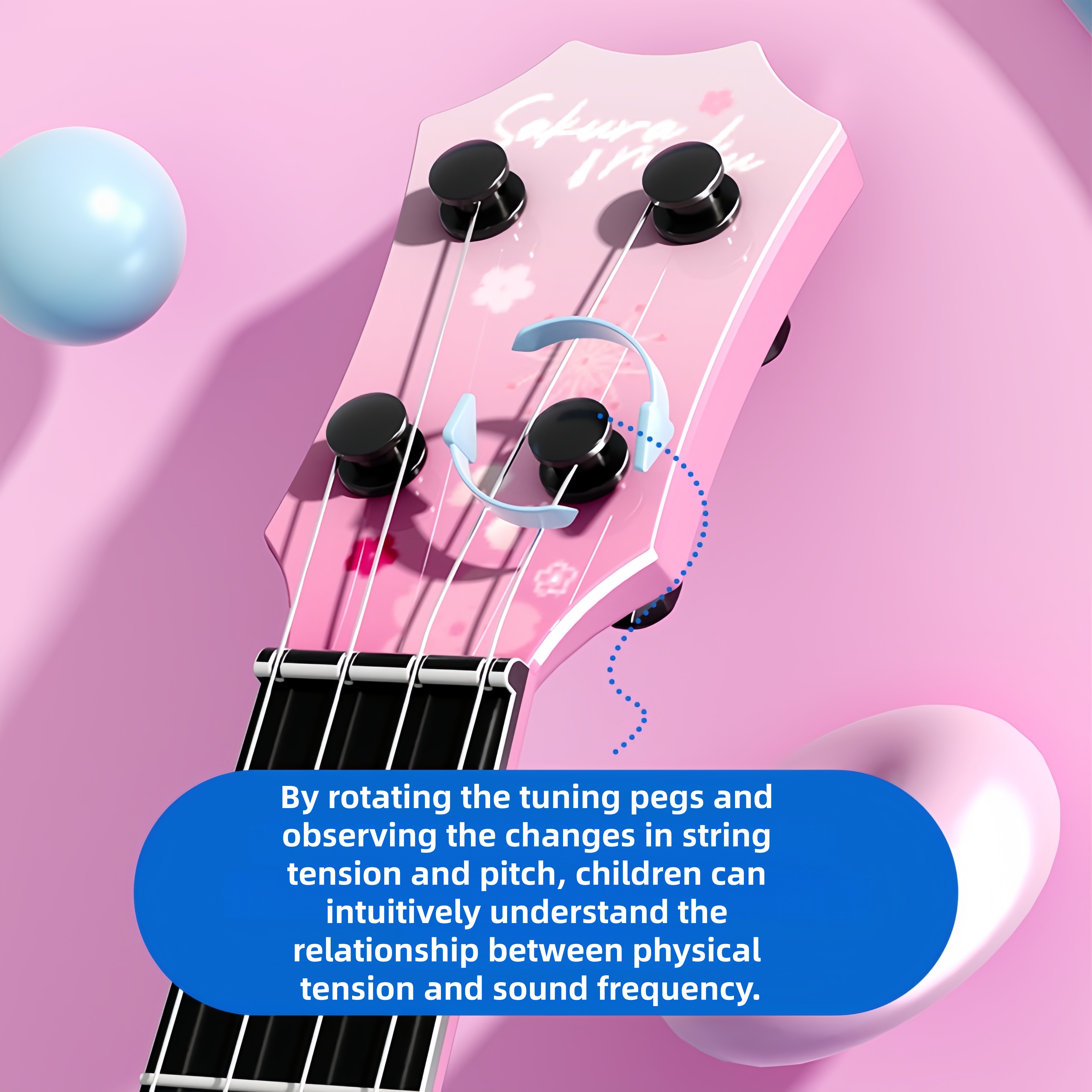 Beginner's Guitar Ukulele for  – Musical Instrument Drawing recenzja i cena