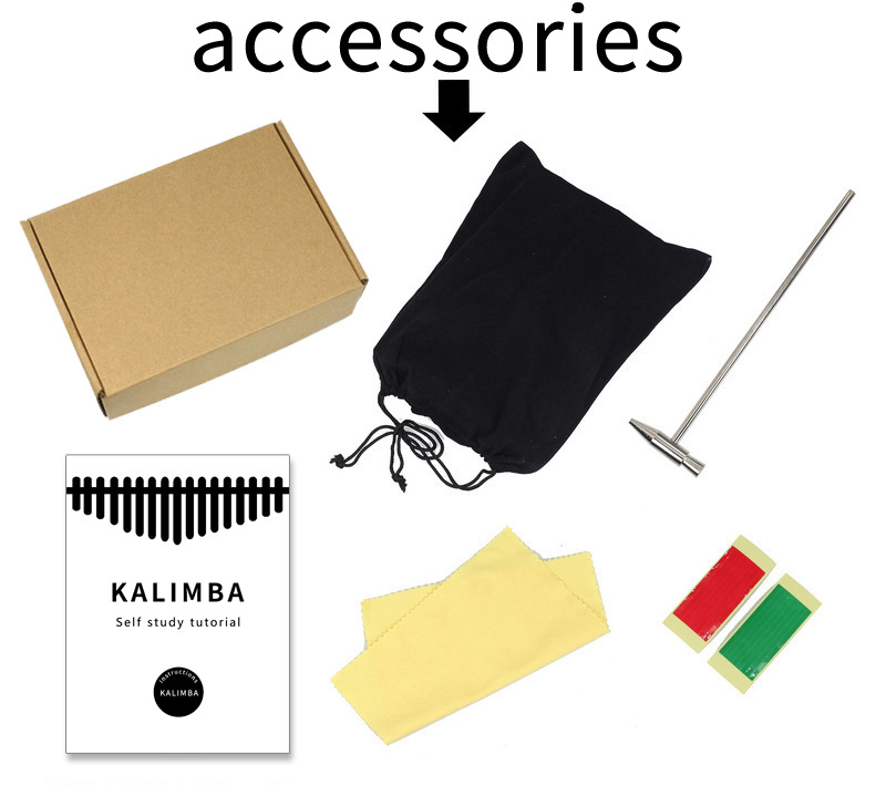 Colorful 21 Key Kalimba Kids C – Musical Instrument For Beginners recenzja i cena