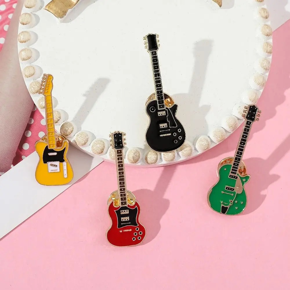 1/2/4PCS  Vintage Metal Enamel – Musical Instrument Jewelry recenzja i cena