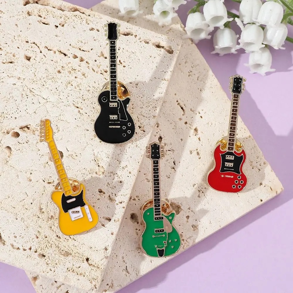 1/2/4PCS  Vintage Metal Enamel – Musical Instrument Jewelry recenzja i cena