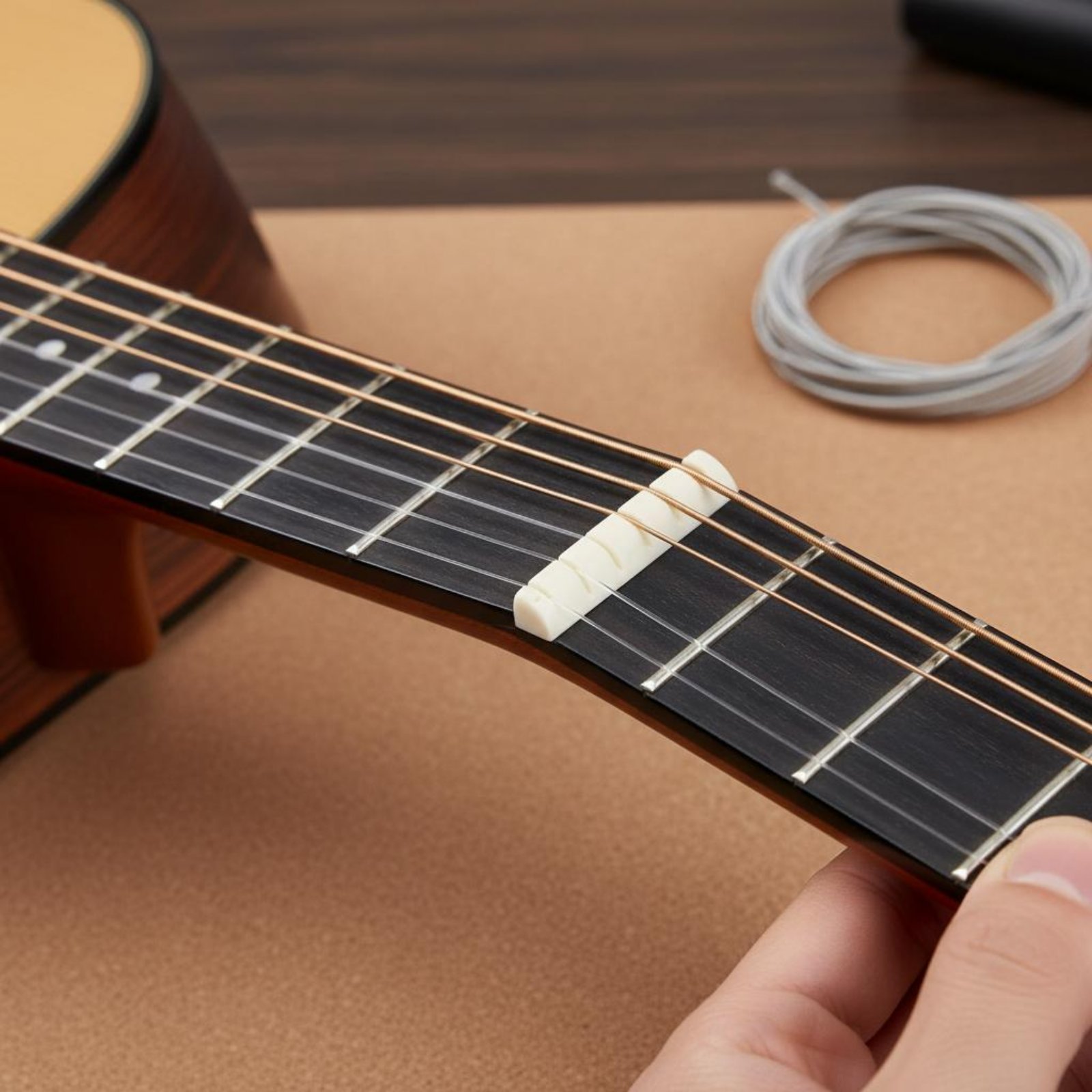 Guitar Nut and Saddle Set Easy – Musical Instruments Easy recenzja i cena