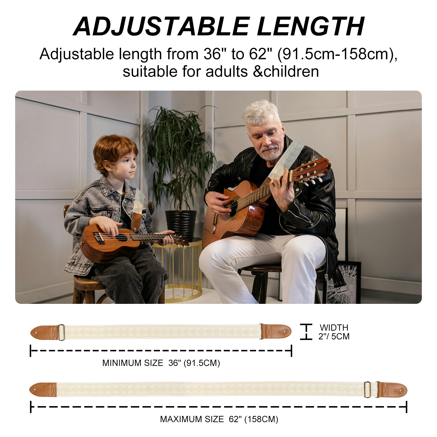 FOALS Guitar Straps Folk Bass  – Musical Instrument Organ recenzja i cena