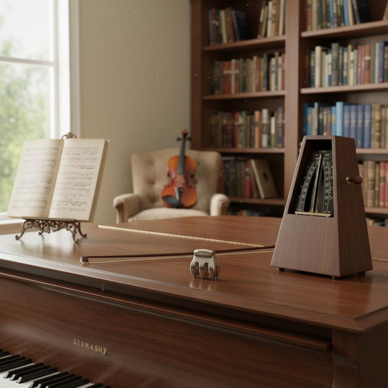 Metal Violin Mute Reduces Volu – Musical Instrument For Beginners recenzja i cena