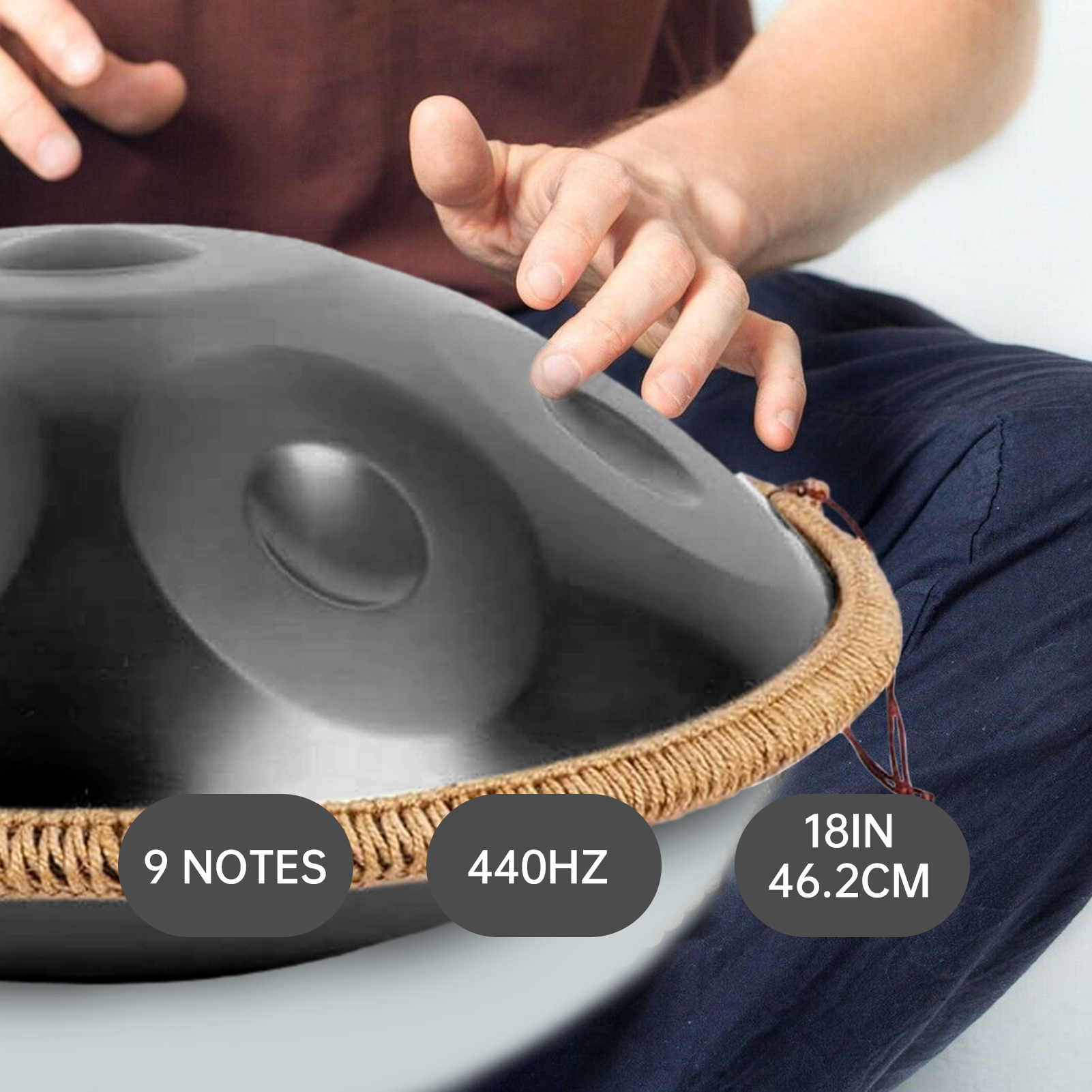 Hand Pan Drum G Minor 9 Notes  – Musical Instrument Handpan recenzja i cena