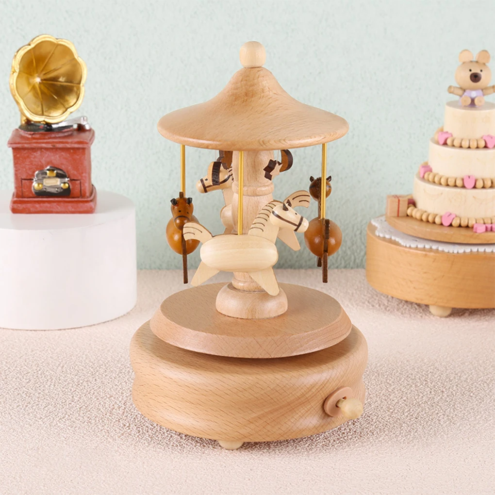 Wooden Carousel Music Box Orna – Musical Instrument Handpan recenzja i cena