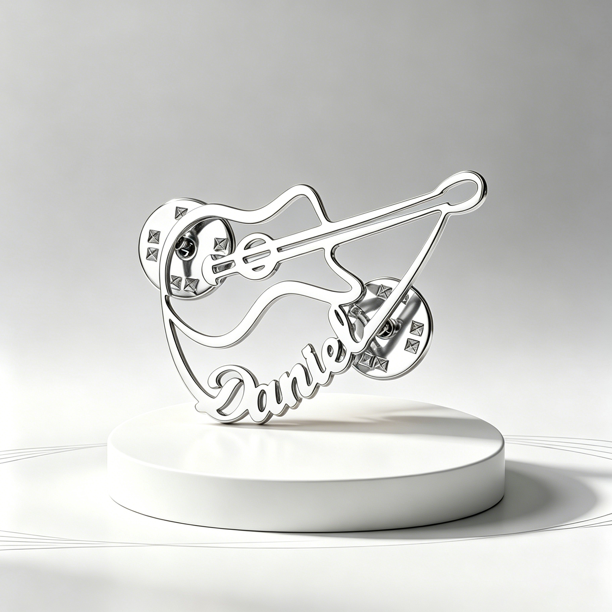 Custom Violin Pin Brooch Stain – Musical Instrument With Name recenzja i cena