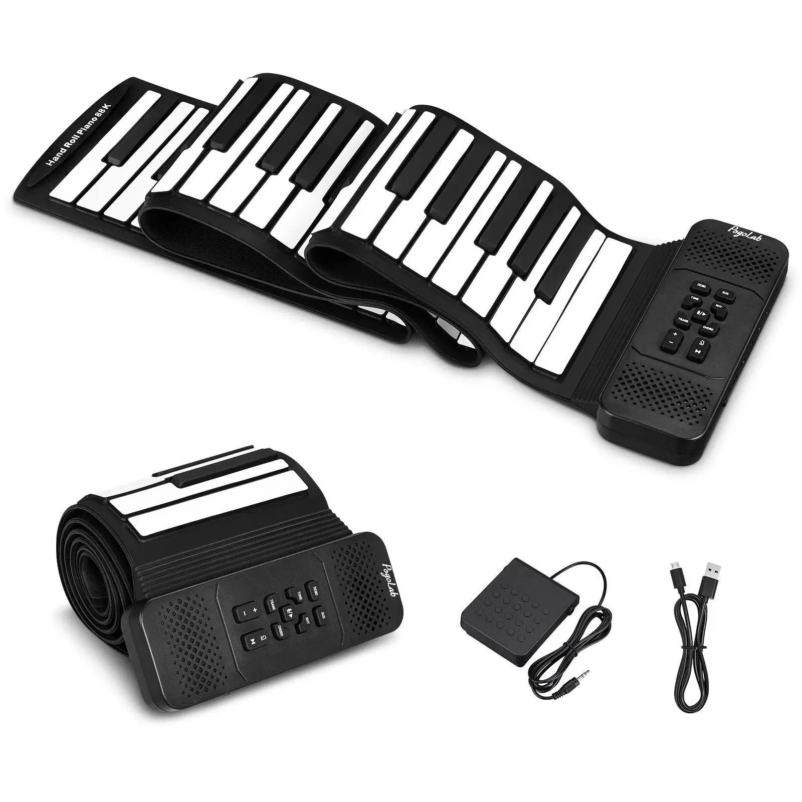 Pogolab 88 Keys Hand Roll Up P – Musical Instrument Keyboard recenzja i cena