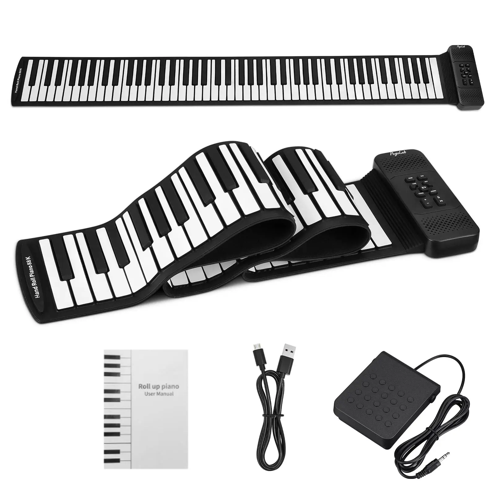 Pogolab 88 Keys Hand Roll Up P – Musical Instrument Keyboard recenzja i cena