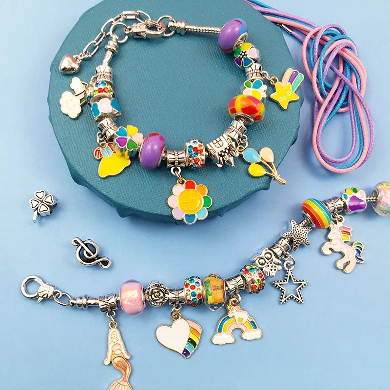Charm Bracelet Making Kit for  – Musical Instrument Jewelry recenzja i cena