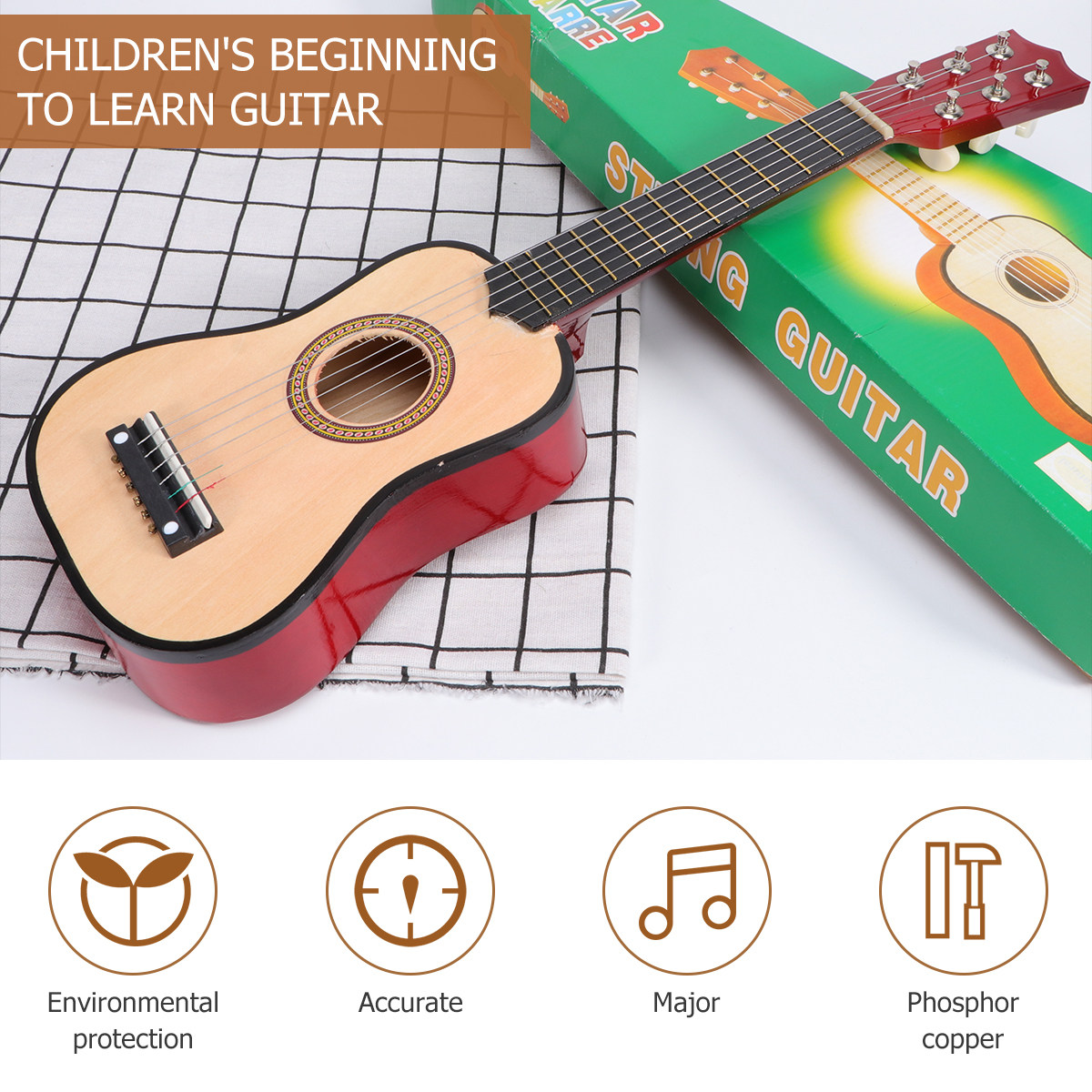 21Inch Acoustic Folk Guitar fo – Musical Instrument For Beginners recenzja i cena