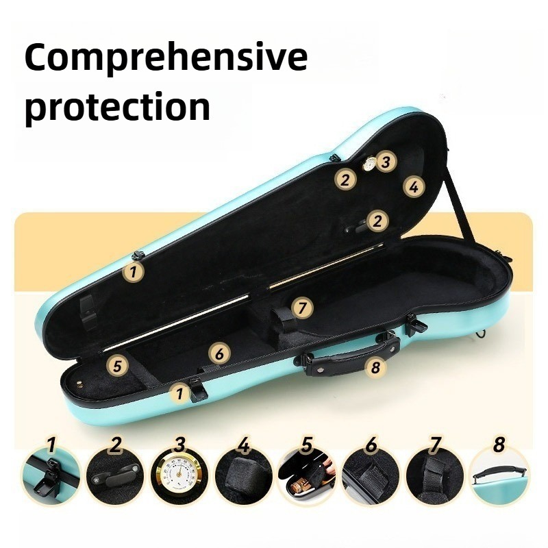 Carbon Fiber Violin Case Anti  – Musical Instrument Accessories recenzja i cena