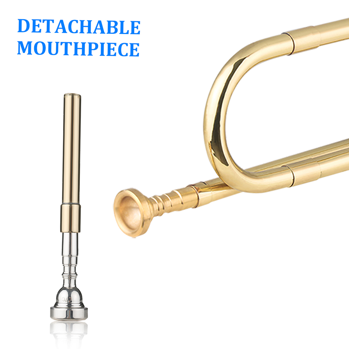 Brass C Bugle Call Gold-Plated – Musical Instrument Cornet recenzja i cena