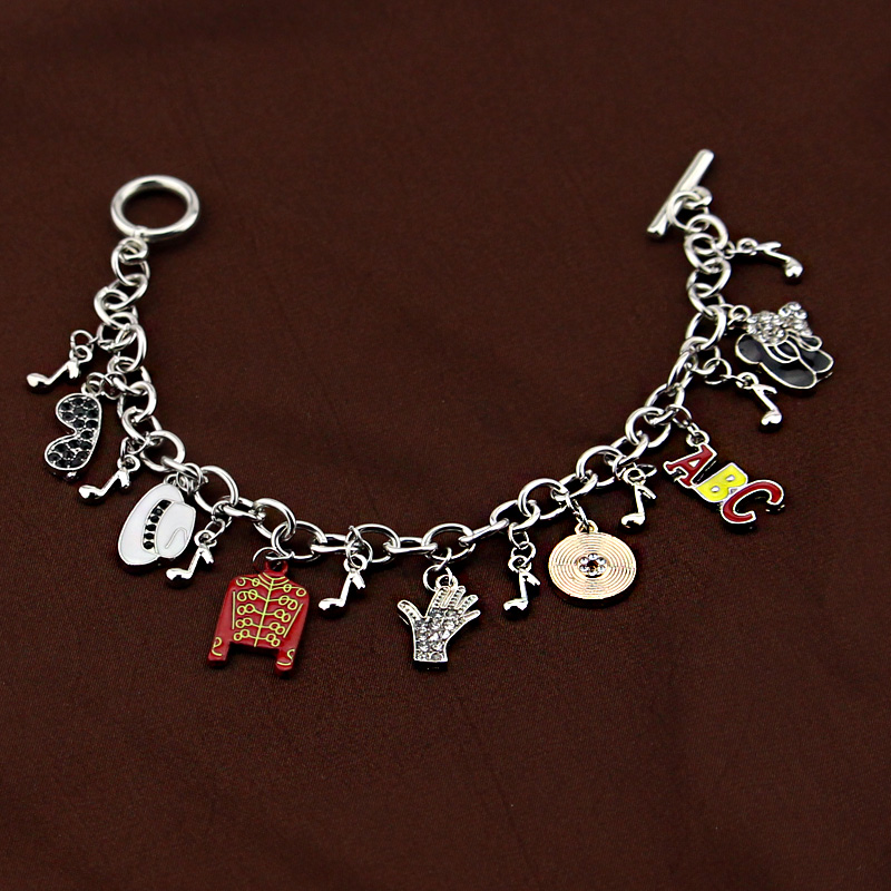 Michael Jackson Music Charm Br – Musical Instrument Jewelry recenzja i cena