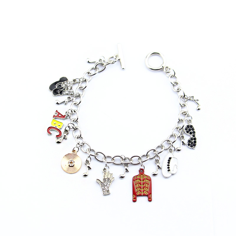 Michael Jackson Music Charm Br – Musical Instrument Jewelry recenzja i cena