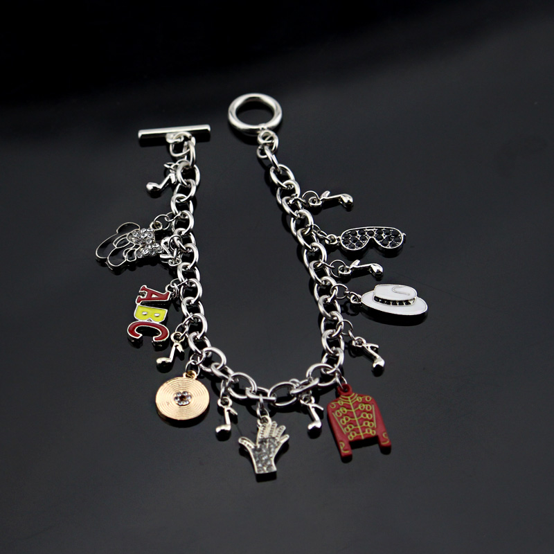 Michael Jackson Music Charm Br – Musical Instrument Jewelry recenzja i cena