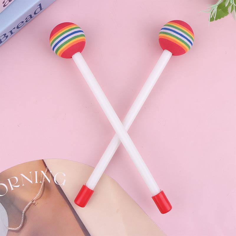2Pcs Drum Sticks Round Felt Ma – Musical Instrument Mallet recenzja i cena