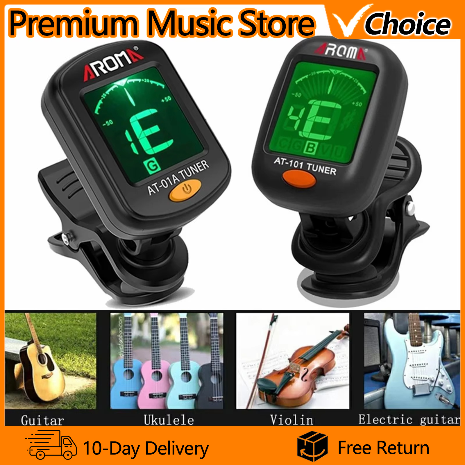 IRIN Guitar Tuner AT-01A/101 F – Musical Instrument Organ recenzja i cena