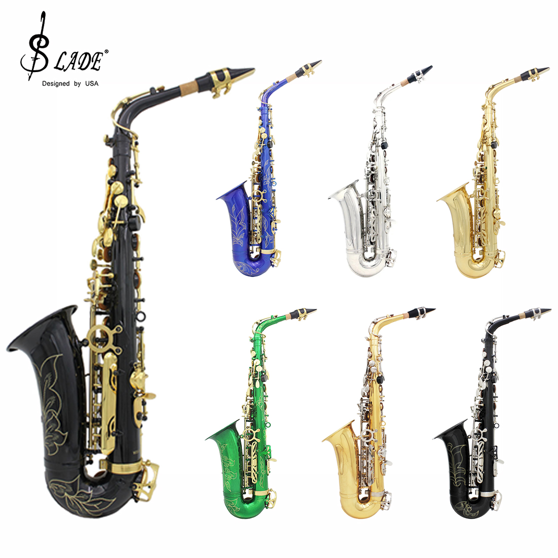 SLADE Eb Alto Saxophone Brass  – Musical Instrument Manufacturers recenzja i cena