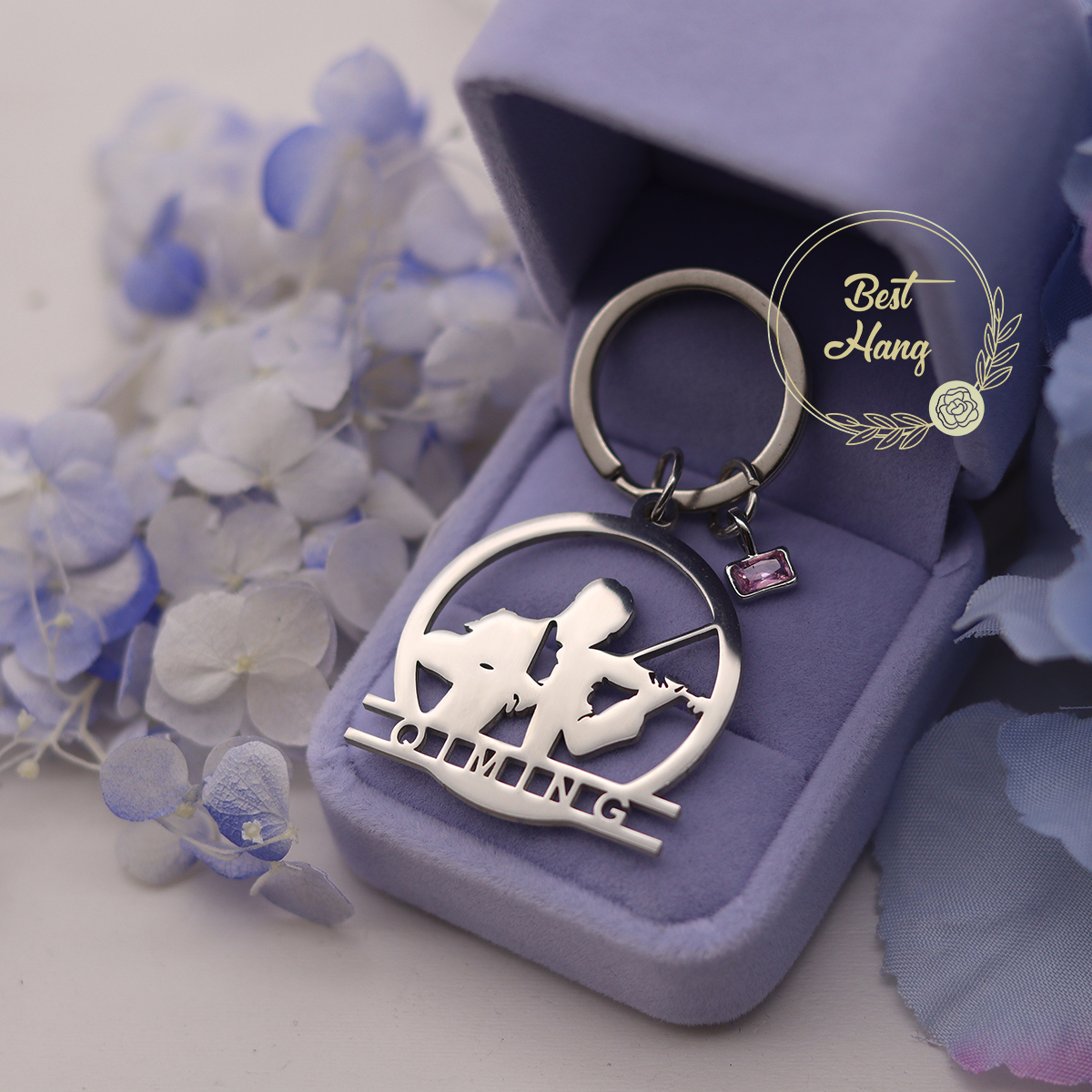 Custom Name Birthstone Pendant – Musical Instrument With Name recenzja i cena
