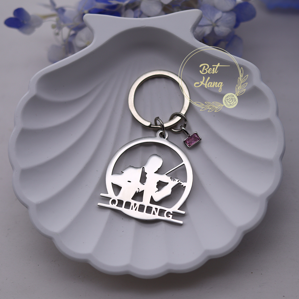 Custom Name Birthstone Pendant – Musical Instrument With Name recenzja i cena