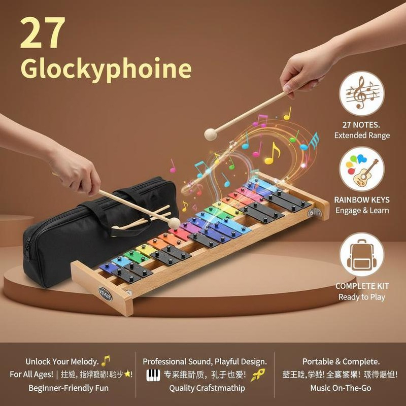 Professional Percussion Glocke – Musical Instrument Mallet recenzja i cena