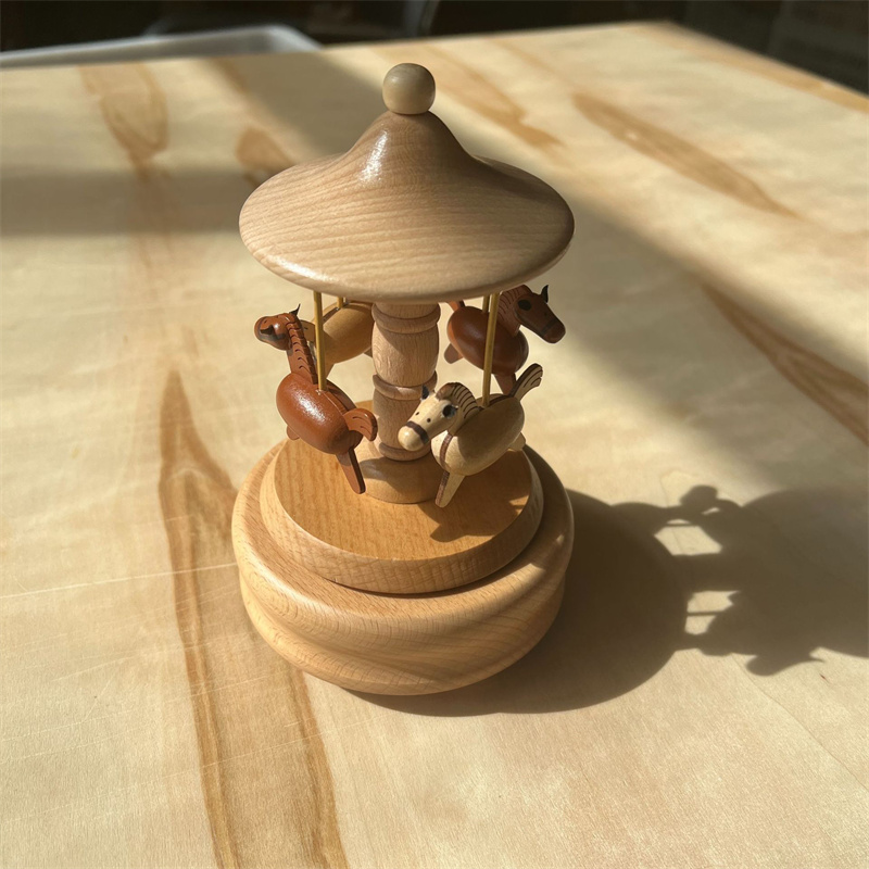 Wooden Carousel Music Box Orna – Musical Instrument Handpan recenzja i cena