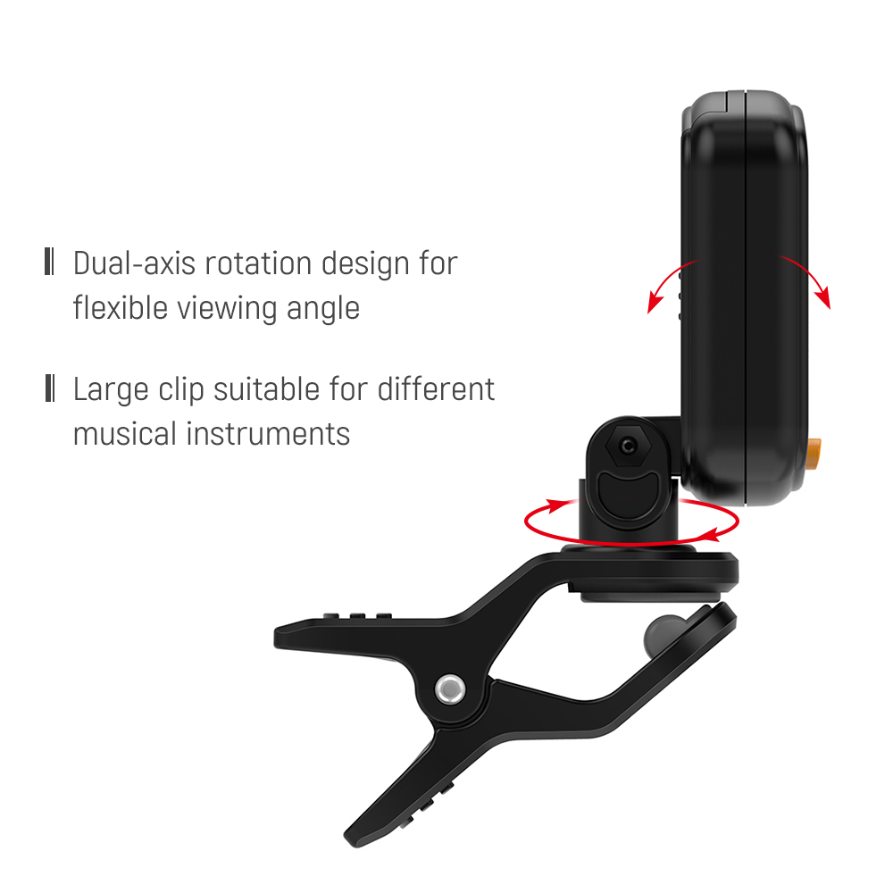 AT-01A Rotatable Clip-on Tuner – Musical Instrument Organ recenzja i cena