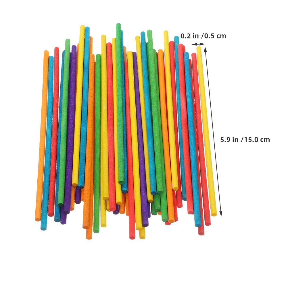 100Pcs Rhythm Sticks Portable  – Musical Instrument Diy For Kids recenzja i cena