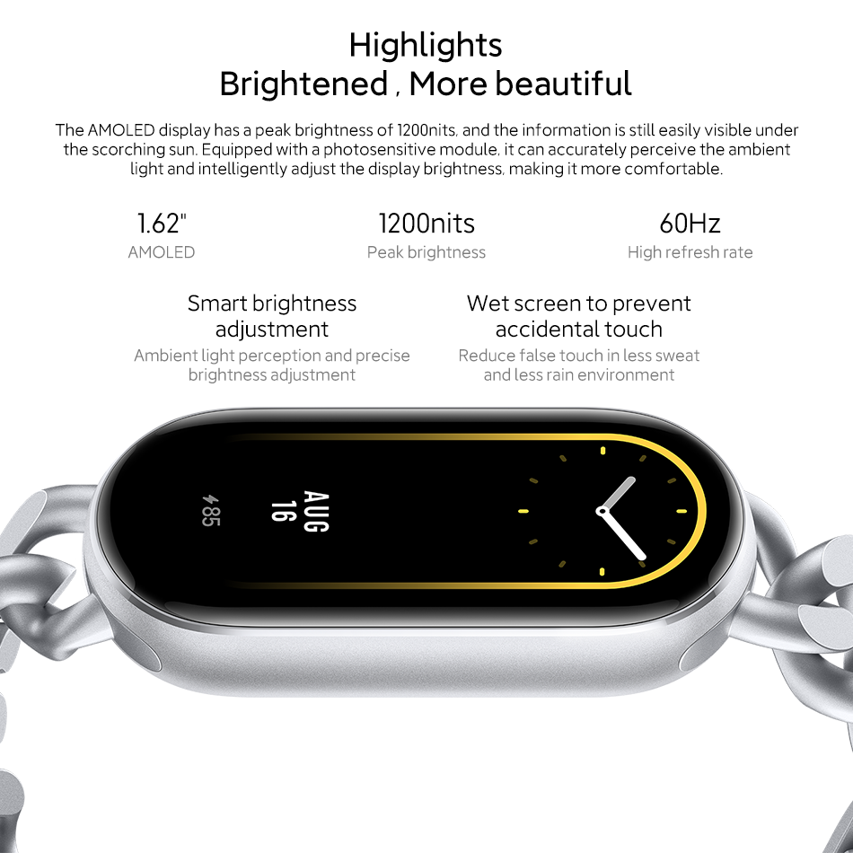 Xiaomi Mi Band 9 AMOLED Screen – Musical Instrument Jewelry recenzja i cena