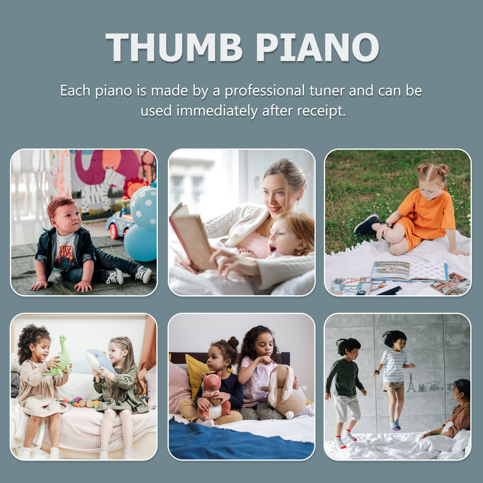 1Set Mini Thumb Piano Eight Ke – Musical Instrument For Beginners recenzja i cena