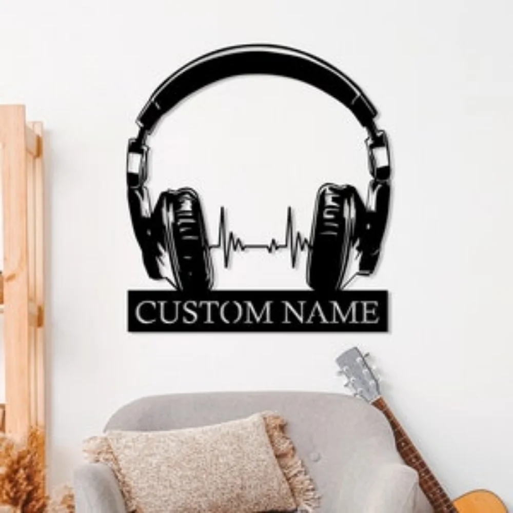 Metal Wall Art - Custom Earpho – Musical Instrument With Name recenzja i cena